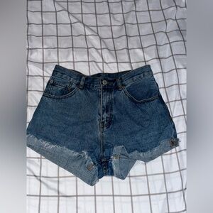 Cute denim short shorts